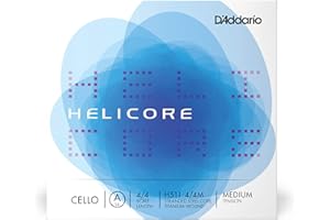 D'Addario Helicore 4/4 Scale Medium Tension Single A String for Cello