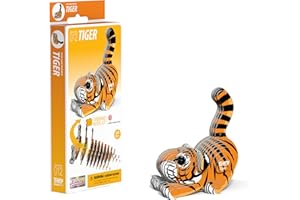 EUGY Modèle Tigre 3D, kit de Loisirs créatifs