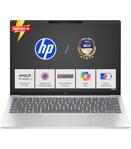 HP Probook 635 Aero G8 Notebook Pc, AMD Ryzen 5 13.3 Inches Fhd