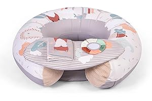 Red Kite Sit Me Up Inflatable Ring - Ring Seat with Play Tray & Activities - Woodland Walks