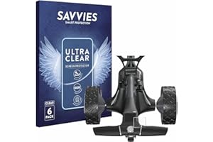 Savvies 6 Pack Screen Protector compatible with Motocaddy M7 GPS Electric Trolley Protection Film Clear