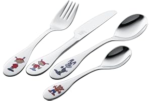 ZWILLING, Set 4 Posate Bimbo Friends, Acciaio, 15 x 10 x 2 cm