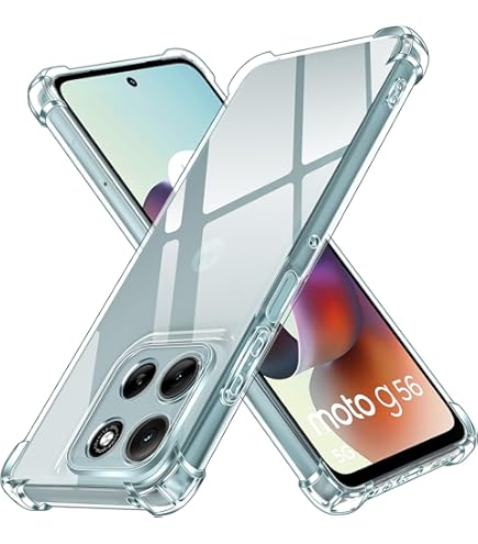 HAOYE Cover per Motorola Moto G56 5G, Custodia in TPU a