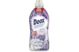 Deox - Ammorbidente Lavatrice Concentrato, 33 Lavaggi, Campo di Lavanda, Capi Morbidi e Profumati, con Tecnologia Fresh Protection, 660ml x 1 Confezione