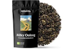 REPLANTEA CUIDAMOS TU NATURALEZA MILKY OOLONG TÉ ECOLÓGICO 100g (50 Tazas) | Té Oolong Premium con Finas Notas de Leche y Vainilla | Té de Especialidad REPLANTEA