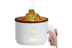 Simpeak Diffusore di Oli Essenziali-Umidificatore di Aromi 400 ml con Telecomando,Led Oli Essenziali Aromaterapia Diffusori Per Casa Soggiorno Ufficio Spa,Spegnimento Automatico,Silenzioso.
