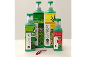 Bricolemar Set de Productos Esenciales para el Cultivo de Plantas Canabium + Llavero Regalo (Pack Canabium Plus)