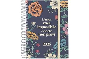 Finocam - Agenda espiral Design Collection 2025 1 página por día enero 2025 - diciembre 2025 (12 meses) Imposible Italiano