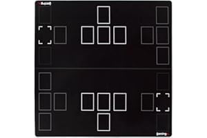 THE GAMING MAT COMPANY GMC Deluxe Flesh and Blood Stadium Mat - 2 Player Compatible TCG Board Playmat - Portable Card Game Playmat for Beginner & Advanced Players - Waterproof Card Gaming Mat