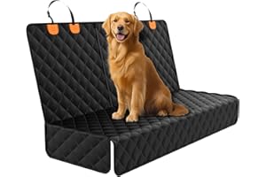 DPWEION Waterproof Dog Car Seat Cover,Non-slip% Scratch Proof Back Seat Covers for Dogs,Universal Fits Cars & SUVs Rear Seats(137cm×121cm)