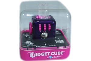 ZURU Fidget Cube by Antsy Labs - Custom Series (Glitter Purple) Purple Fidget Cube with Pink Accents