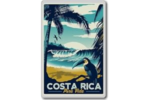 HORLAT Costa Rica, Central America vintage travel fridge magnet - Calamita da frigo