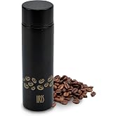 IRIS-BARCELONA Small Coffee Flask 140 ml &ndash; Stainless Steel Mini Thermos &ndash; Coffee Container for Work, Travel, Gym &ndash; Cup for Ho