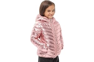 TERRANOVA Bambina Giubbino 100 Grammi Laminato Con Cappuccio. Vestibilità Regular. Variante Rosa