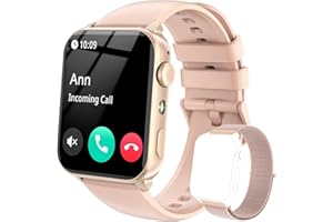 IOWODO Smart Watch for Women (Answer/Make Calls），1.91" HD Fitness Watch with Flashlight/Step Counter/110+ Sport Modes/Heart Rate/Sleep Monitor/SpO2/IP68 Waterproof/Tracker，Smartwatch for Android iOS