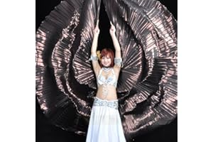 Calcifer® Costume Ailes égyptiennes d'Isis pour danse du ventre Pour fête de Noël