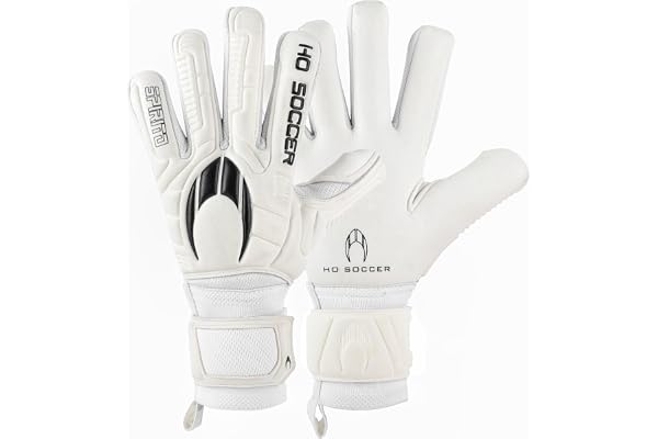 HO Soccer SPIRITO White Negative målvaktshandskar, unisex barn, vit, 6