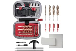 Real Avid Gun Boss Handgun Cleaning Kit - Kit di Pulizia Universale per Armi Corte cal.22.357, 9MM.38.40.44, e .45 con Bacchetta