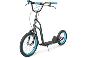 Xootz Kids BMX Scooter, for Beginner and Intermediate Riders, Blue
