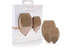 Sponge i gąbka do makijażu XXL w zestawie – Luvia Cosmetics – blenda do makijażu Elegance Coffee