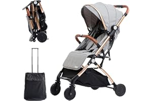 3B PRODUCTS ARES Carrito Bebe 3 en 1, Carro Bebe Plegable, Silla de Paseo Ligera, Cochecito Bebe hasta 15 KG, Carrito Bebe Reclinable, Carro Bebe Premium (Gris Ares)