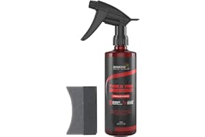 Diamond Shine System Tyre and Trim Dressing Spray 500ml with Applicator Pad – Instant Glossy Black Finish – Car Tyre Cleaner & Shine – Long-Lasting Protective Coating for Tyres & Rubber Trims