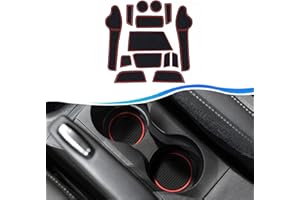 ‎SXCY SXCY Opel Crossland X 2018-2023 2024 Antirutschmatten, Auto Mittelkonsole Gummimatten Getränkehalter Matte Armlehne Aufbewahrungsbox Rutschmatten Crossland X Zubehör