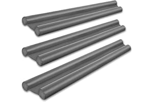 Gucass 3er Paraspifferi Sottoporta 96 cm, Paraspifferi Porta Blindata- Isolamento Acustico, Riduzione Freddo/Calore, Antivento, Luce, Polvere, Insetti, Guarnizione Porta Blindata, Grigio