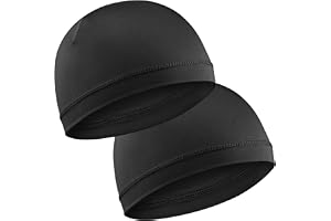 2 st silke vågmössa män silkeslent elastiskt band durags unisex vuxna kvinnor satin silke hårhätta för sömn mjuk andningsbar satin durag passform löpning vandring racing motorcykel ridning 25 × 16 cm