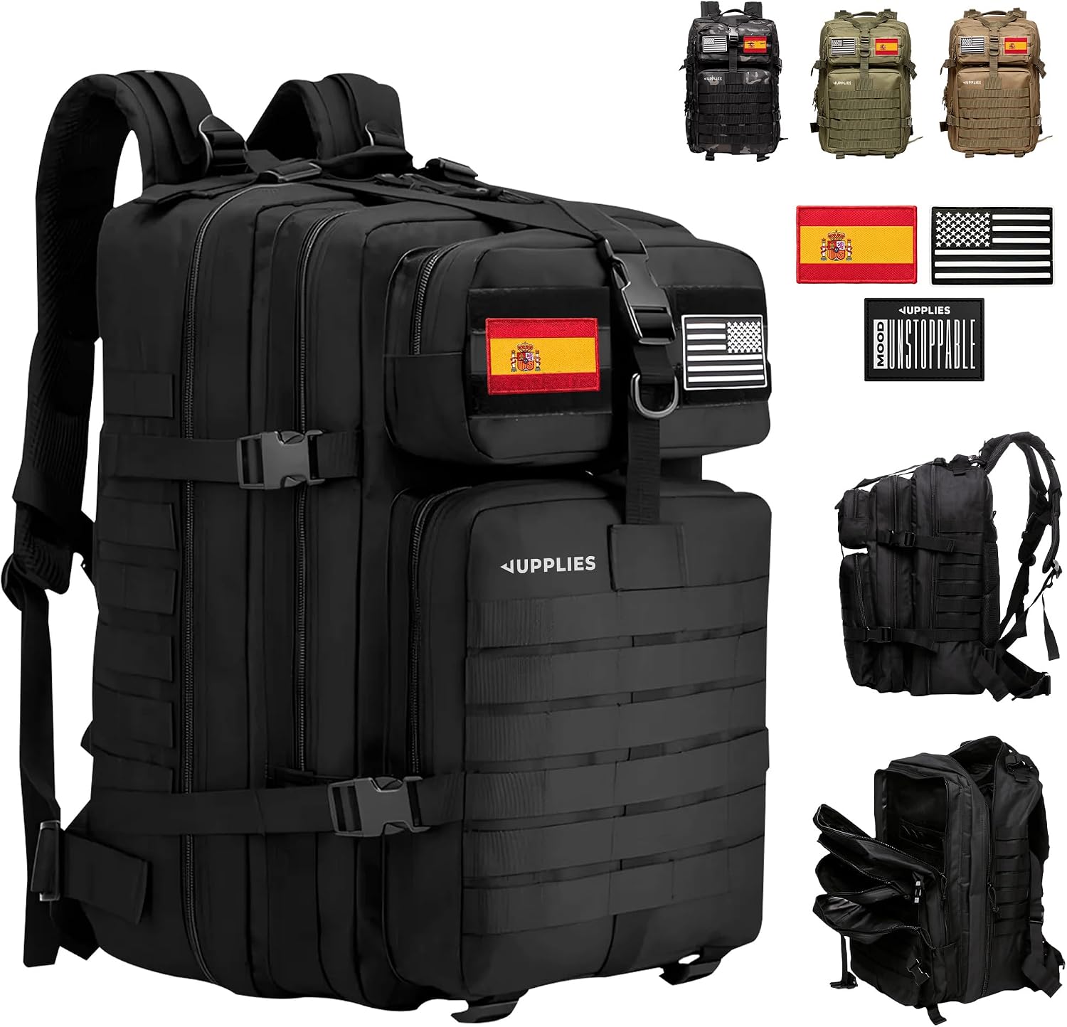 Prise en Main & Utilisation au Quotidien : JUPPLIES Mochila Tactica Militar 45L Impermea