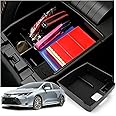 Ruiya Compatible with Toyota Corolla E210 2019-2024 Centre Console Storage Box, Corolla E210 Armrest Organiser Tray Centre Armrest Car Corolla E210 Accessories Storage Box Centre Armrest Glove Box