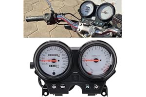 Runfarr Velocímetro de Motocicleta, tacómetro con Pantalla, Contador horario Digital, Temporizador para Hornet 600 CB600 1996-2002, Bicicleta de Calle