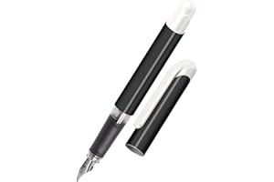 ‎ONLINE Online College Black Calligraphy Nib 1.4 mm Ink Fountain Pen for Right-Handed Users, Ergonomic Grip, Standard Ink Cartridges, Includes Combination Cartridge Blue
