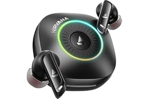 boAt 2026 Launch Nirvana Crown, SONIC ARC, LEDs, Haptic Feedback,50dB Hybrid ANC,Spatial Audio, 6 Mic ENx, App Support, v6.0 Bluetooth Earbuds, TWS Ear Buds Wireless Earphones with mic (Gunmetal Grey)