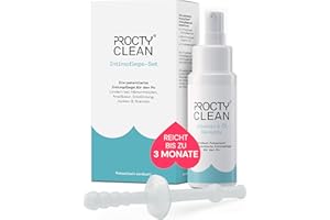 ‎PROCTYCLEAN ProctyClean Intimpflege-Set für den Po: Patentiert! Statt Hämorrhoiden Salbe, Salbe für Analfissur, feuchtes Toilettenpapier. Rasche Linderung bei Jucken, Entzündungen etc. Intimpflege Damen, Männer