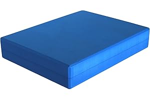 Yoga Studio Yoga Sitting Block – Blue, Yoga Blocks with Chamfered Edges for Beginners and Professional Practitioners