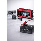 Auhma AOC22 Ak&uuml; Şarj ve Onarım Cihazı - 12V 15A-24V 8A Otomatik Se&ccedil;im Dijital Ekran