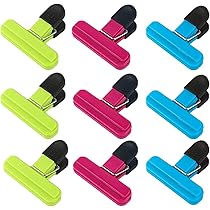 60 Stück Verschlussclips Für Tüten - Wiederverwendbare Beutelclips Für Lebensmittel & Gefrierbeutel