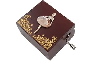 Wingostore Mini Carillon a manovella Melodia di Buon Compleanno (Ballerina)