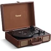 Fressi FR-P101 Zenitte Bluetoothlu Pikap | Dahili Stereo Hoparl&ouml;rl&uuml; USB, SD Kart, AUX ve RCA Destekli Plak &Ccedil;alar | 33/45/78 D