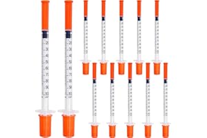 AILEEM 12 Pack 1ml Plastic Multi-Purpose Dispensing Measuring Tools, 0.3x8mm Individually Wrapped Lab Accessories for Dispensing in Lab, Pets Feeding Cake Decoration