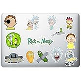 Quart Aksesuar Rick And Morty Dekoratif Laptop Notebook Tablet Telefon Sticker Set 015