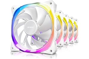 ‎ANTEC ANTEC Lot de 5 Ventilateurs de boitier Fusion RGB - 12cm (Blanc)