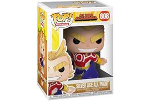 Funko Pop! Animation: MHA - All Might - (Silver Age) - My Hero Academia - Figura de Vinilo Coleccionable - Idea de Regalo- Mercancia Oficial - Juguetes para Niños y Adultos - Anime Fans