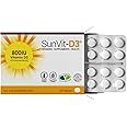 SunVit-D3 Vitamin D 800IU Tablets - Cholecalciferol Vitamin D Tablets Support The Maintenance of Bone, Teeth, Muscle & Immune System | Made in UK & GMP Approved - D3 Vitamins 28 Convenient Tablets
