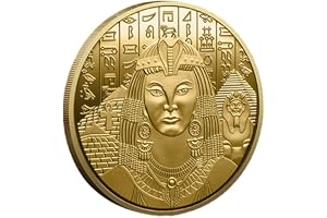Bemvp Grekiska Kleopatra-mynt, samlarobjekt, turistattraktioner, egypten handel, lyckomynt, produktionssamling, minnesmedaljer