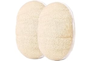 RARWIND Luffa Schwamm, 2 Stück Reines Exfoliating Gloves, Peeling Handschuh, Soft Loofah Schwamm, Peeling Schwamm zur Entfernung Abgestorbener Haut und zur Rundum-Reinigung