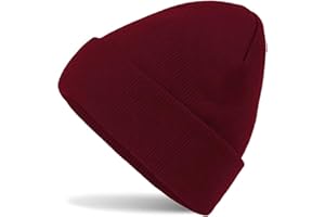 HATSATAR Hatstar Wintermütze | Damen Beanie Mütze | Herren Feinstrick Beanie | für Frauen Männer Unisex | Cuffed Hats Weich & Warm