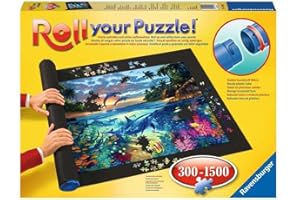 Ravensburger - Tapete Puzzle New Roll Your Puzzle Board | Tapete para Puzzles De 300 A 1500 Piezas | Guarda Puzzles con Tubo De Plástico Resistente | Alfombra para Almacenaje | Regalo Navidad