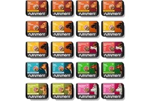 NUTRIMENT RAW QUALITY RAW FOOD FOR CATS & DOGS NUTRIMENT ENHANCED ADULT WORKING DOGS Raw Food (20 Tray Starter Pack) Frozen, Complete Premium BARF Diet Wet Dog food, Gluten-Free, Raw Protein, Digestible, All breeds, Sizes – 10kg Mixed Flavour